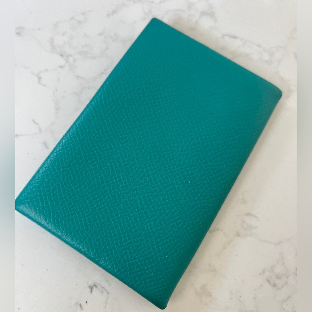 Authentic Hermes Calvi card holder